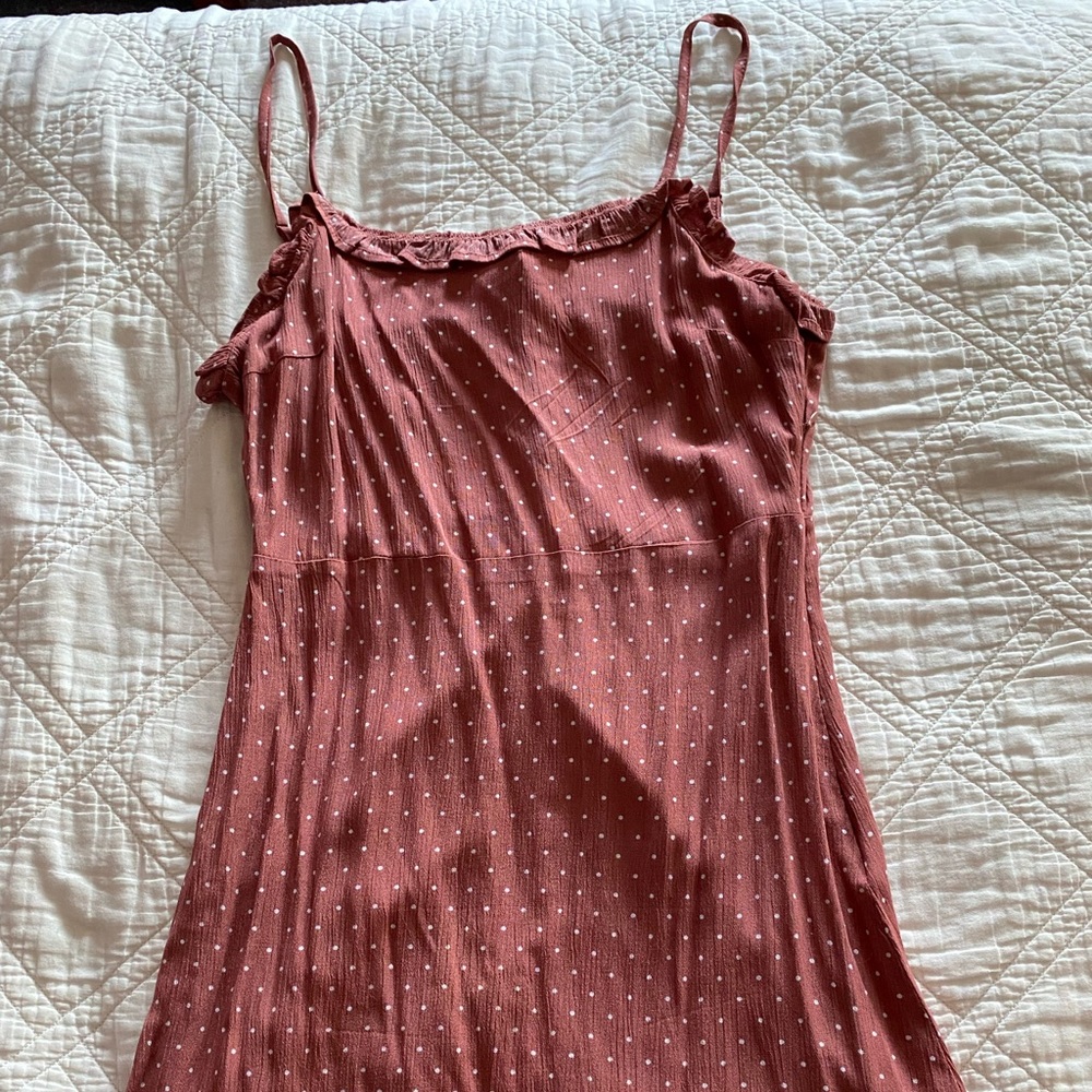 Pink Poka Dot Dress